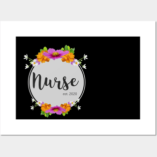 Nurse Est 2020 - Nurse graduation gifts Posters and Art